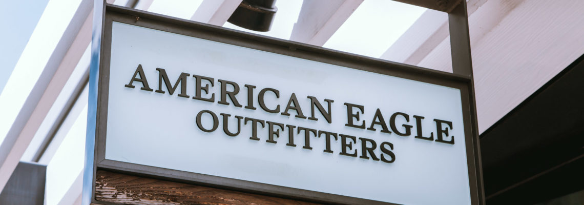 american eagle outditters sign